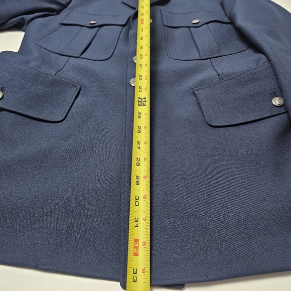 USAF United States Air Force‎ Dress Blues Jacket Blue Button Up Military Freedom - Picture 6 of 10